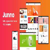 دانلود قالب اچ تی ام ال Junno