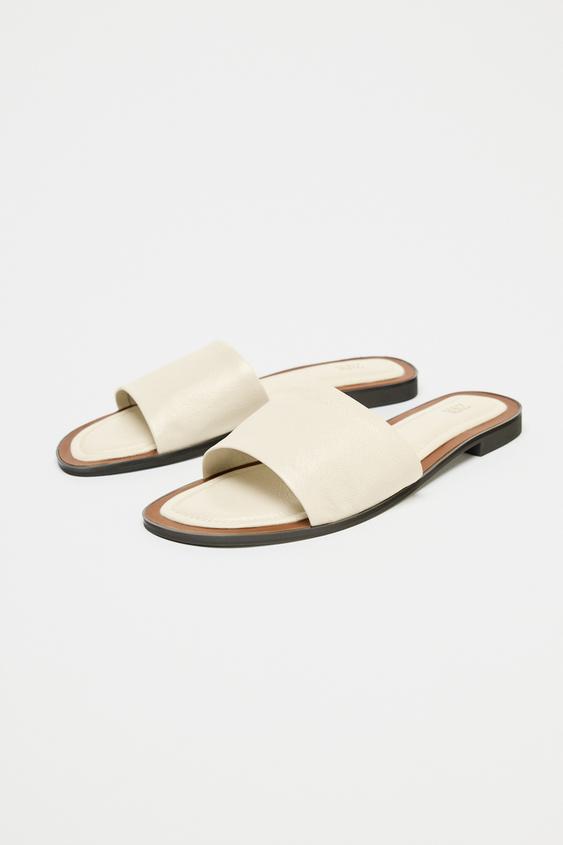 صندل فلت زنانه زارا SOFT LEATHER VAMP | تهران زارا TehranZara