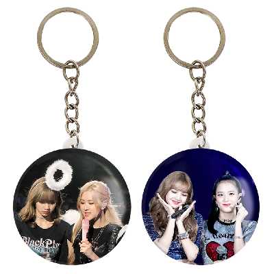 جاکلیدی خندالو مدل گروه بلک پینک کد 1446414458 مجموعه 2 عددی