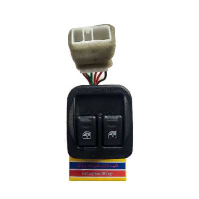 کلید بالابر شیشه خودرو تک لایت مدل MM مناسب برای پراید