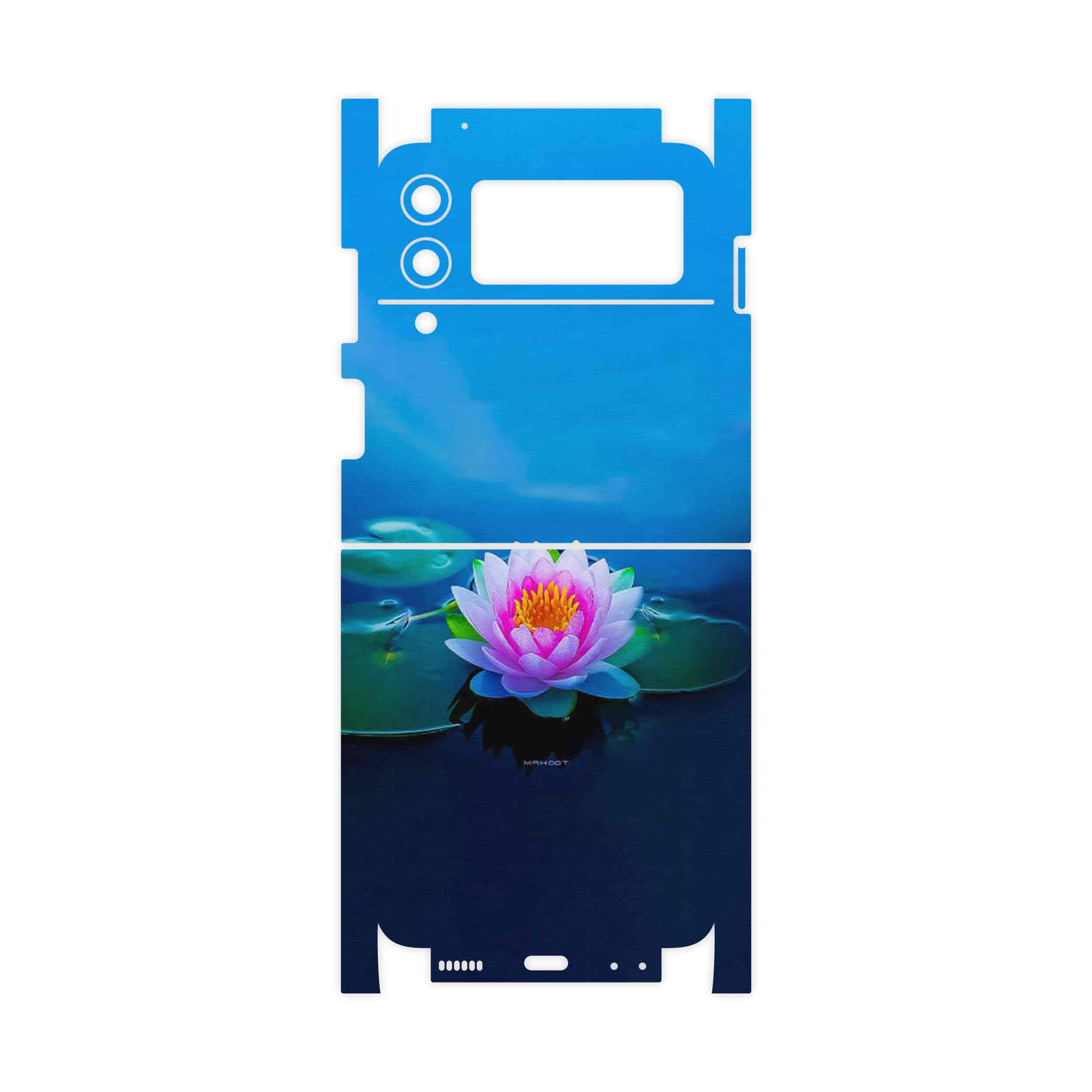 برچسب پوششی ماهوت مدل Lotus-FullSkin مناسب برای گوشی موبایل سامسونگ Galaxy Z Flip3 5G