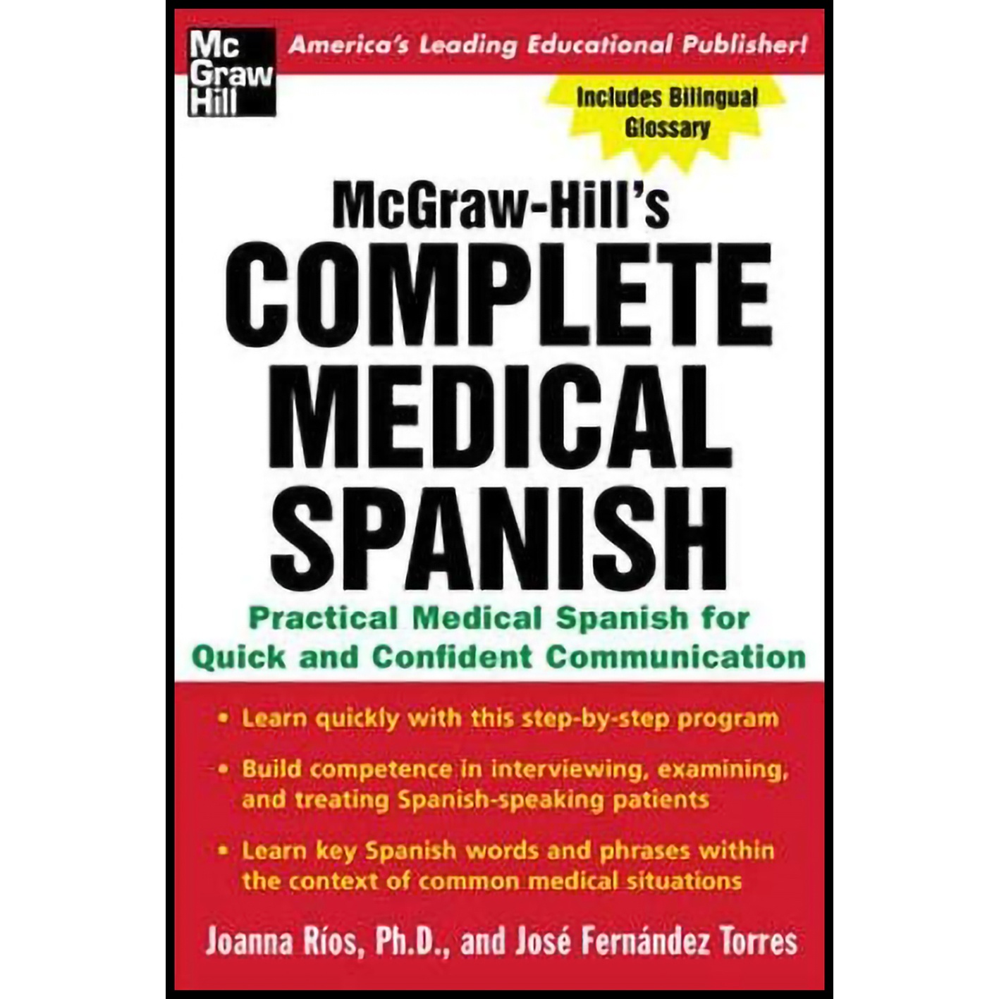 کتاب Complete Medical Spanish اثر جمعی از نویسندگان انتشارات McGraw-Hill