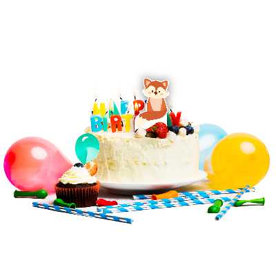  تاپر کیک طرح روباه کد R253