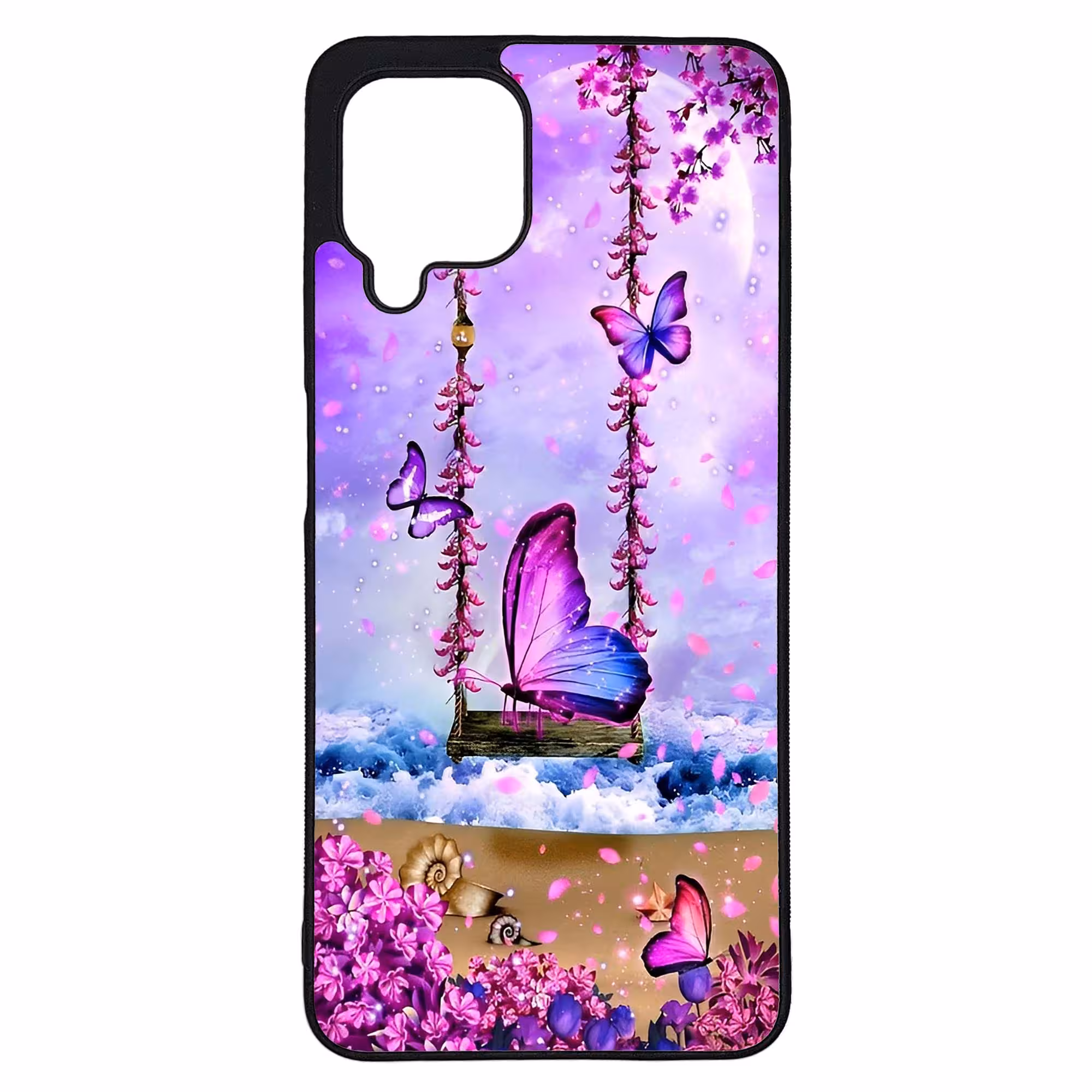 کاور طرح پروانه کد G-028 مناسب برای گوشی موبایل سامسونگ Galaxy A22 4G | دیجی قاب دونی