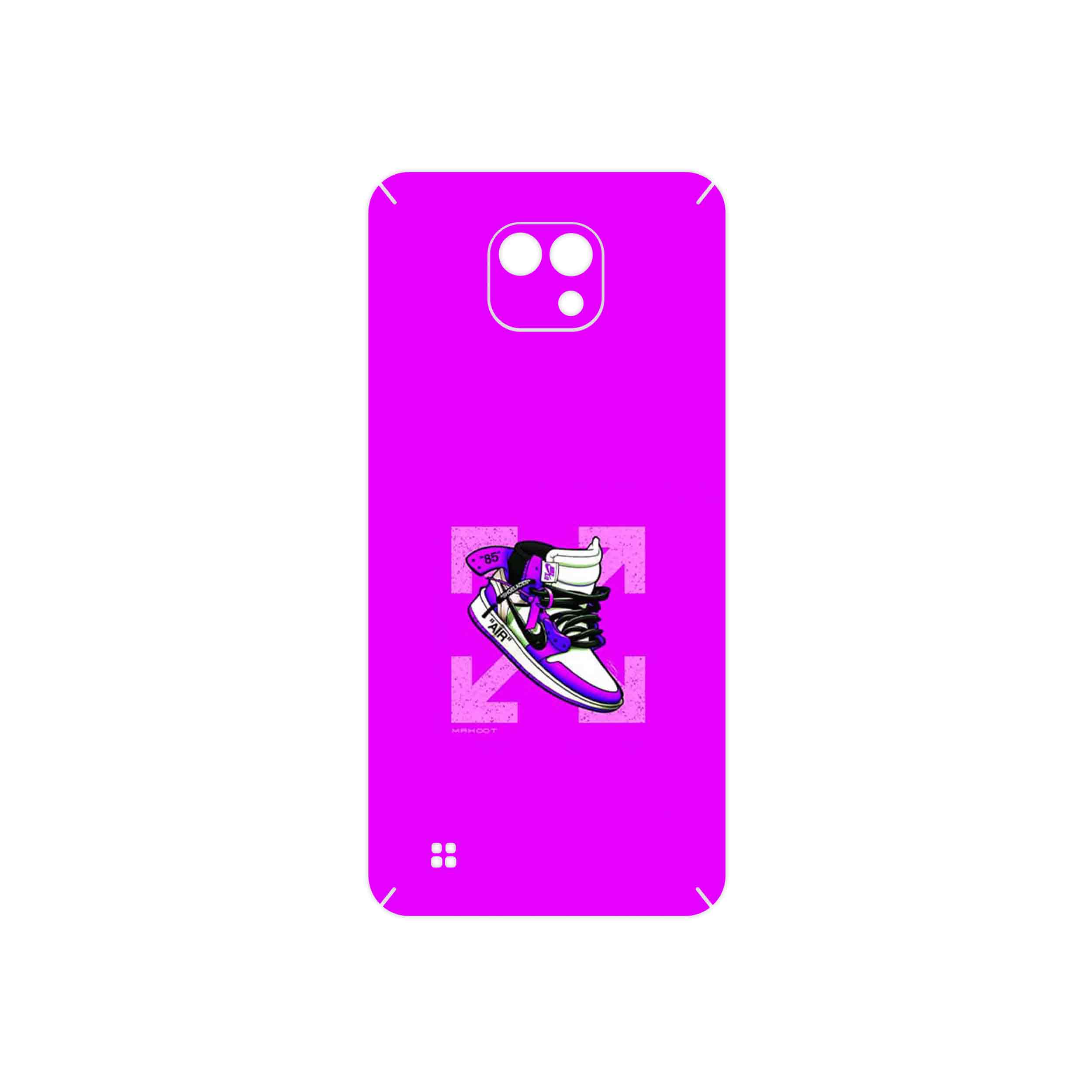 برچسب پوششی ماهوت مدل Nike Air Sneaker Digital Art مناسب برای گوشی موبایل ال جی X Cam