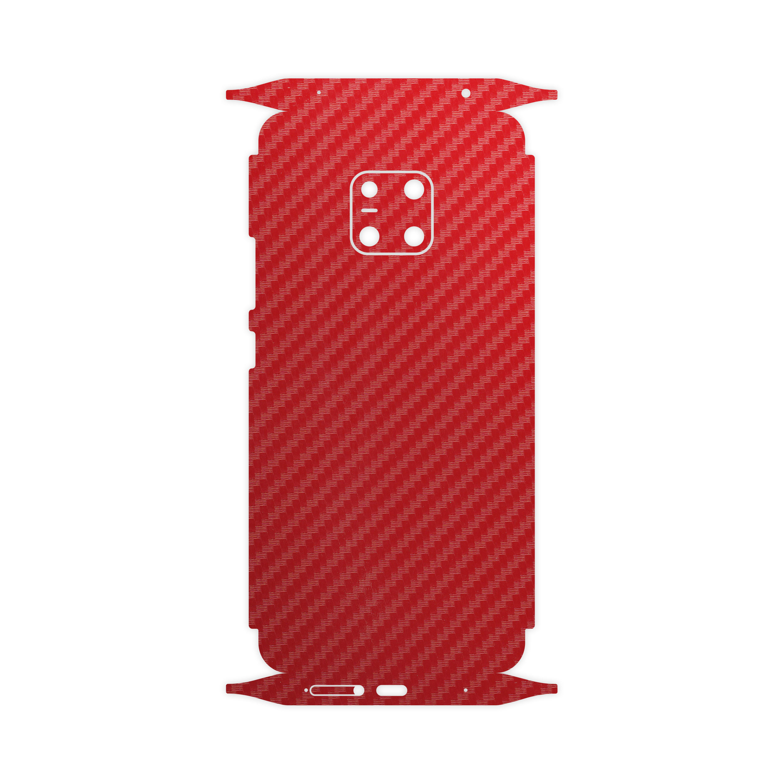 برچسب پوششی ماهوت مدل Full skin-Red-Fiber مناسب برای گوشی موبایل هواوی Mate 20 Pro