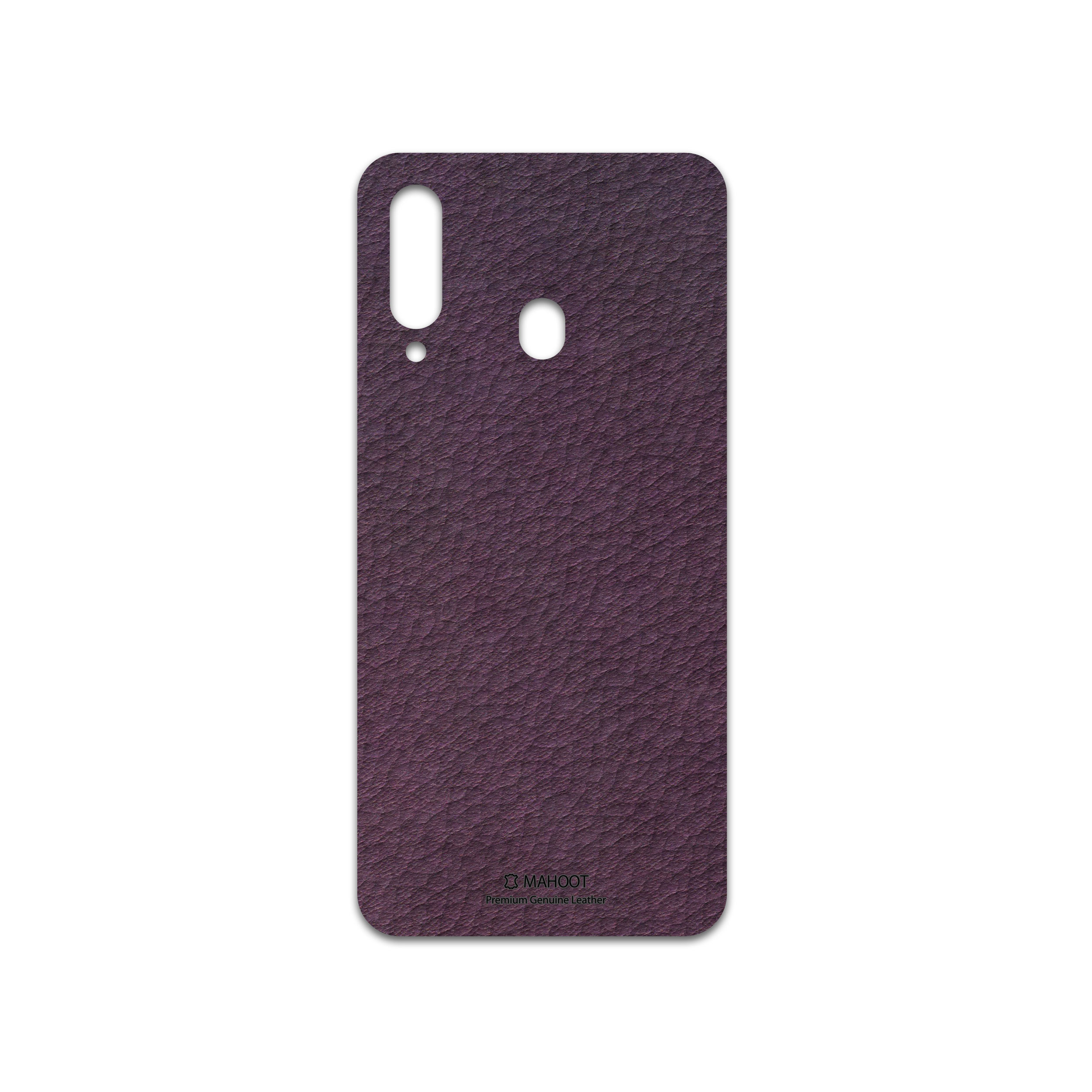 برچسب پوششی ماهوت مدل Purple-Leather مناسب برای گوشی موبایل سامسونگ Galaxy A60