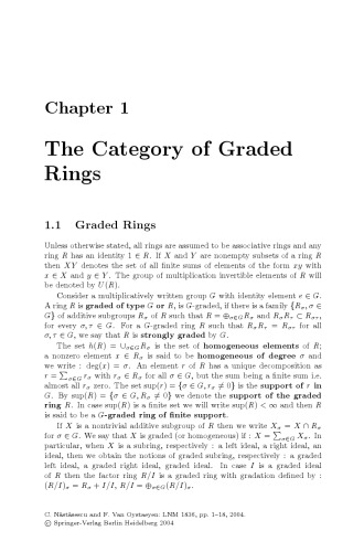 خرید و دانلود نسخه کامل کتاب Methods of Graded Rings