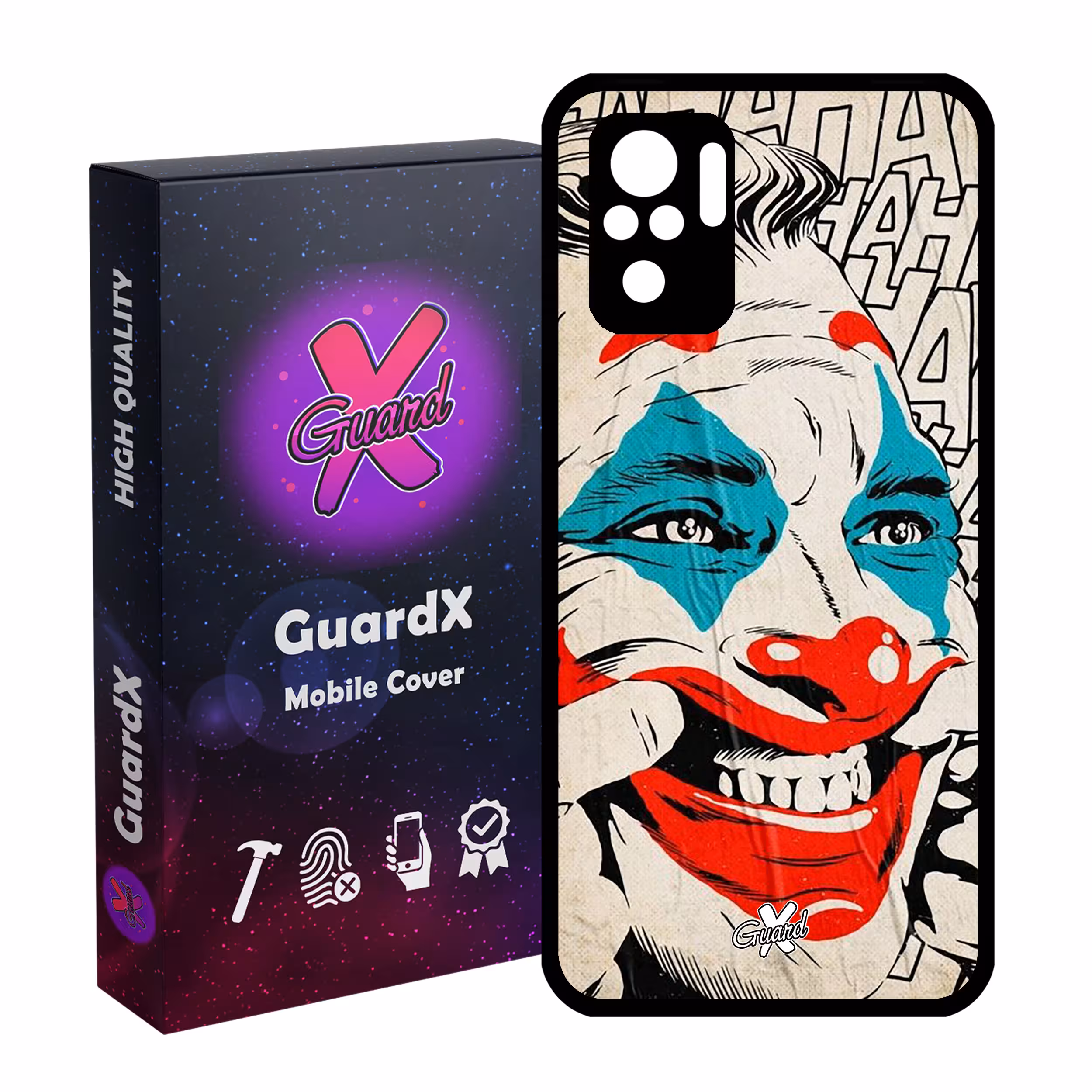 کاور گارد ایکس طرح Joker مدل Glass10128 مناسب برای گوشی موبایل شیائومی Redmi Note 10 4G / Note 10S
