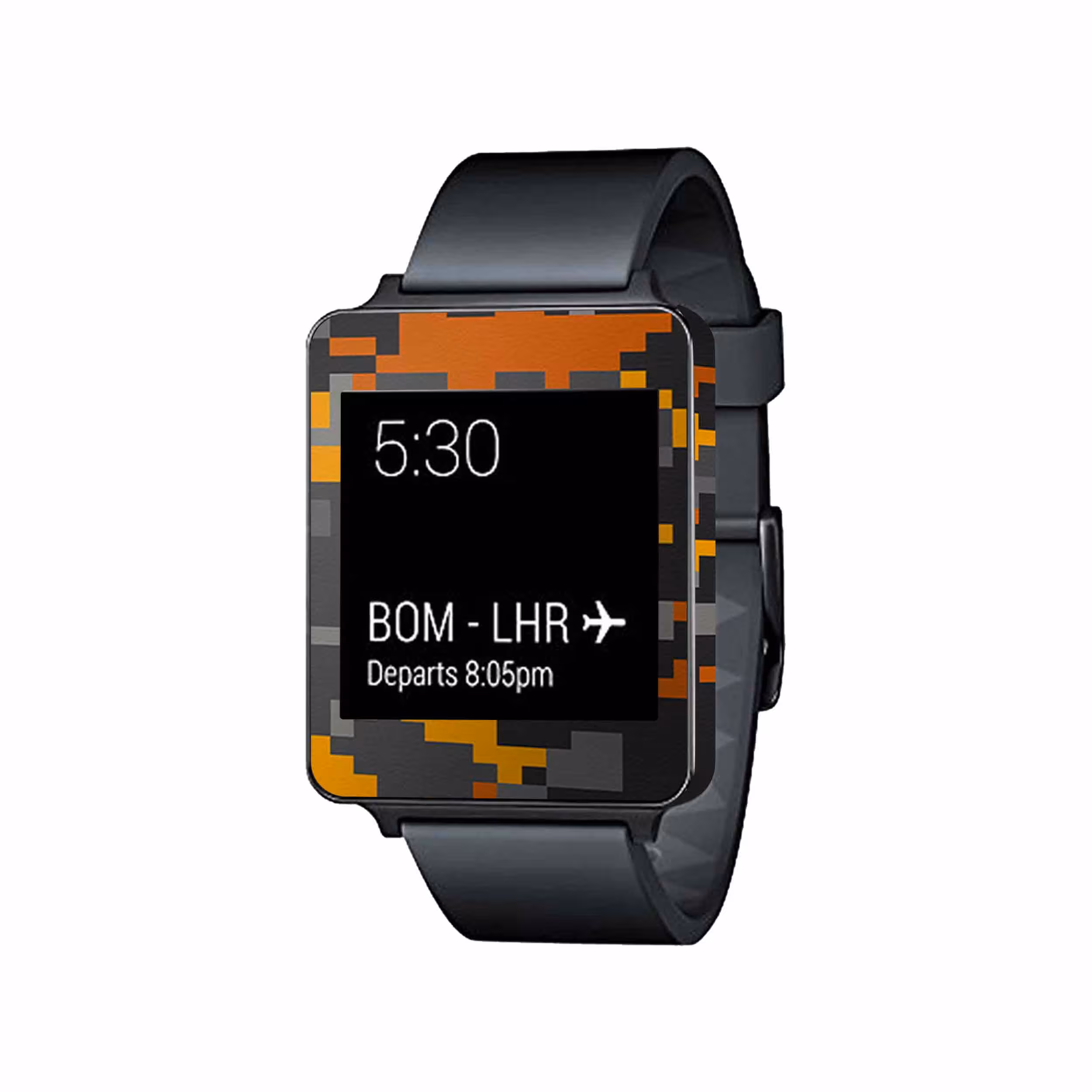 برچسب ماهوت طرح Army Autumn pixel مناسب برای ساعت هوشمند ال جی G Watch