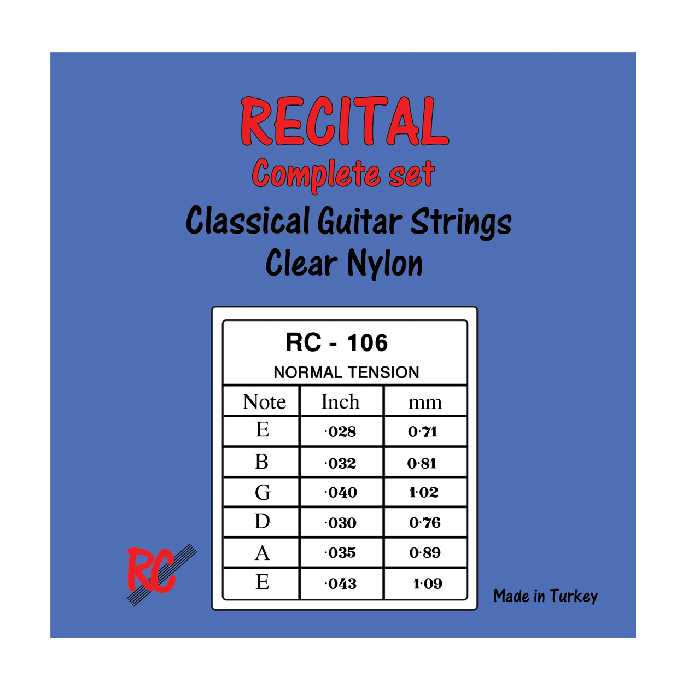 سیم گیتار رسیتال مدل Complete set