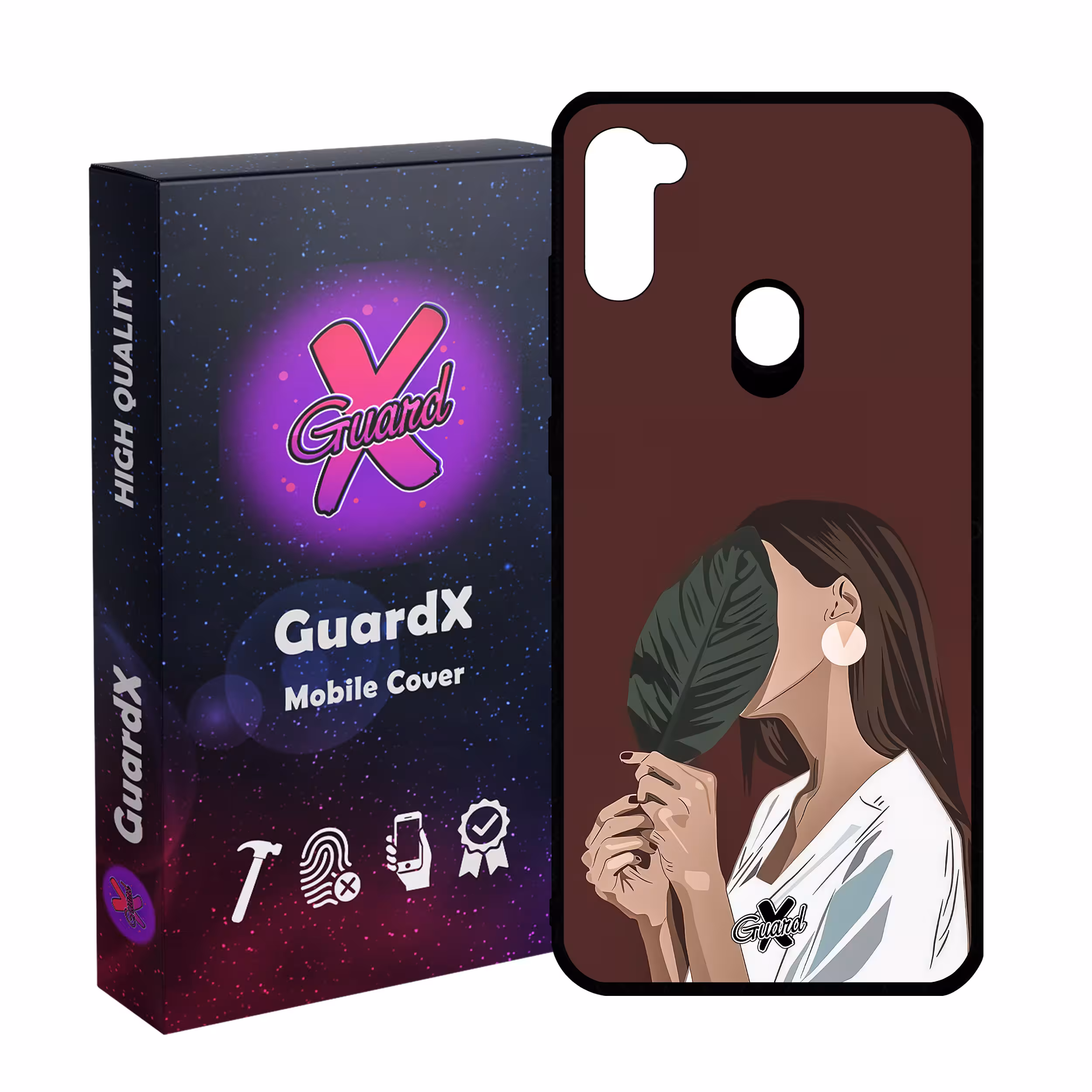 کاور گارد ایکس طرح دختر مدل Glass10476 مناسب برای گوشی موبایل سامسونگ Galaxy A11/M11
