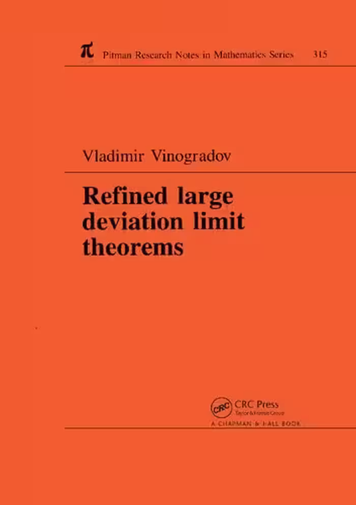 خرید و دانلود نسخه کامل کتاب Refined Large Deviation Limit Theorems