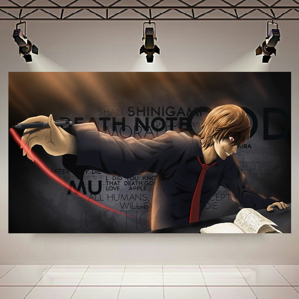 تابلو شاسی طرح انیمه مدل دفترچه مرگ کد AR3090