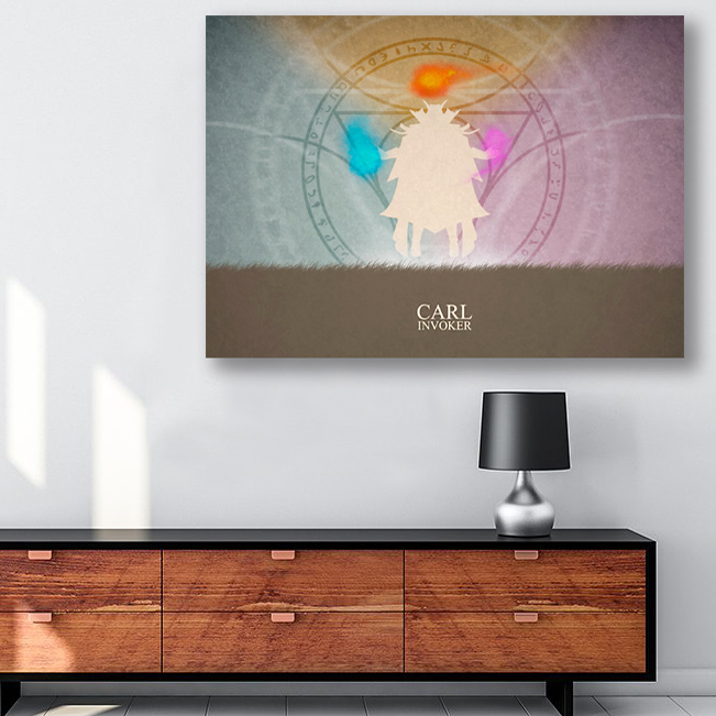 تابلو شاسی گالری استاربوی طرح Invoker مدل Dota 2 Game