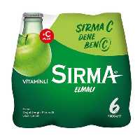 نوشیدنی 24 تایی ویتامینه با طعم سیب سیرما 200 میلی لیتر Sirma