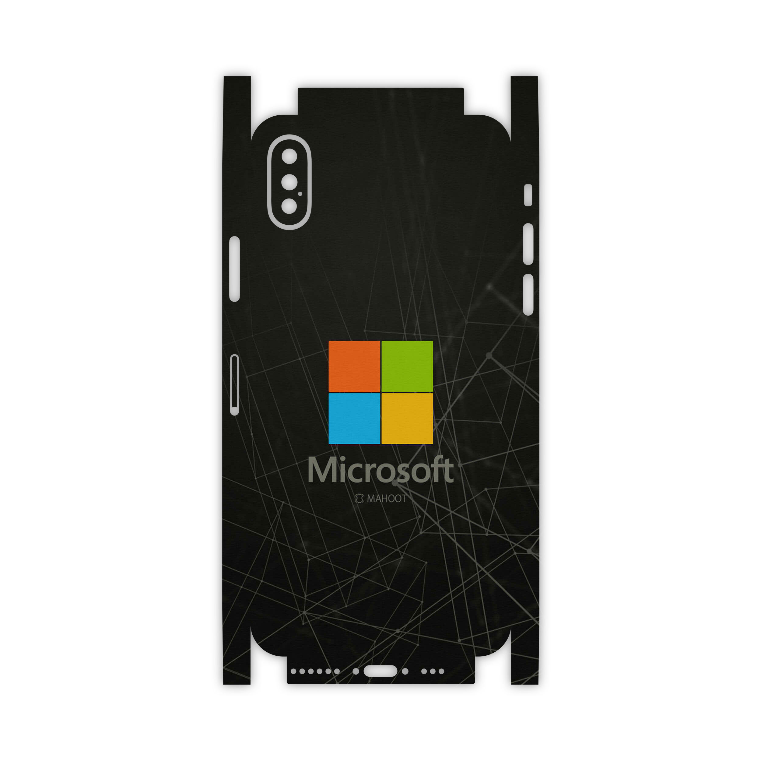 برچسب پوششی ماهوت مدل Mcrsft-FullSkin مناسب برای گوشی موبایل اپل iPhone Xs