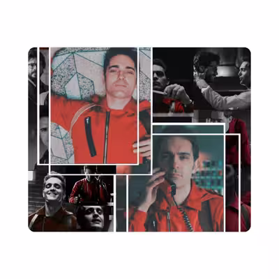 ماوس پد طرح سریال Money Heist کد pn5