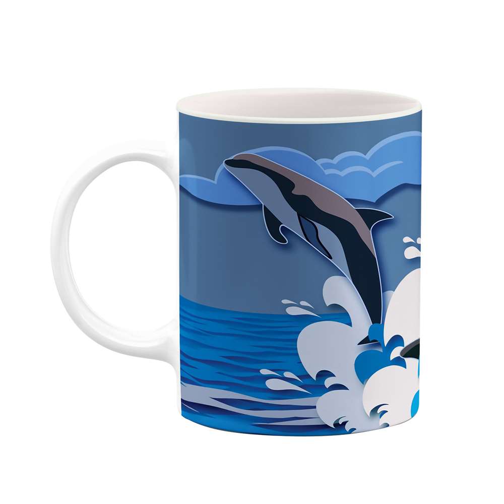 ماگ طرح دلفین مدل mgs05503