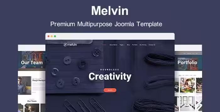 دانلود قالب Melvin برای جوملا