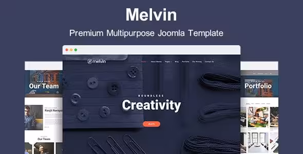 دانلود قالب Melvin برای جوملا