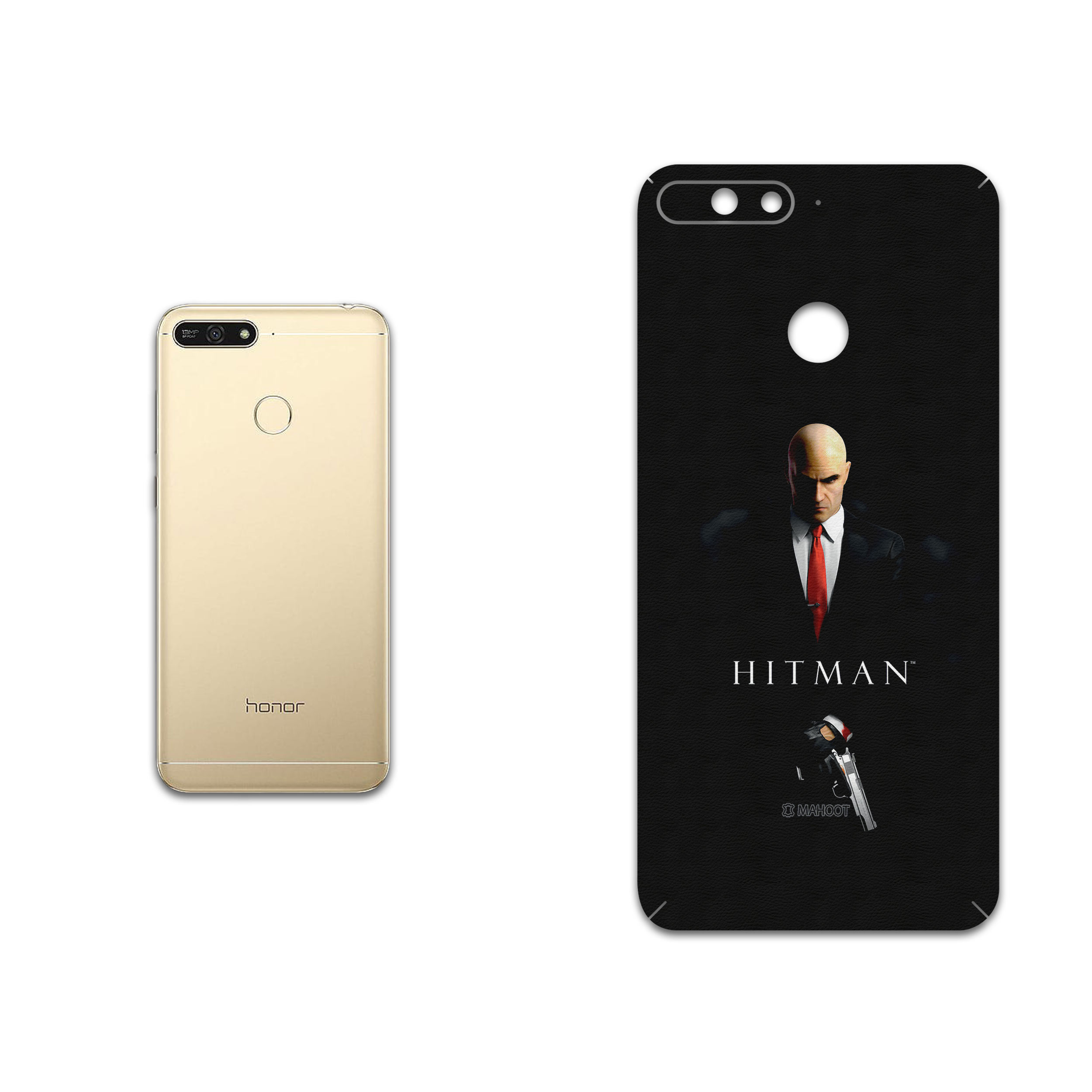 برچسب پوششی ماهوت مدل HITMAN-Game مناسب برای گوشی موبایل آنر 7A