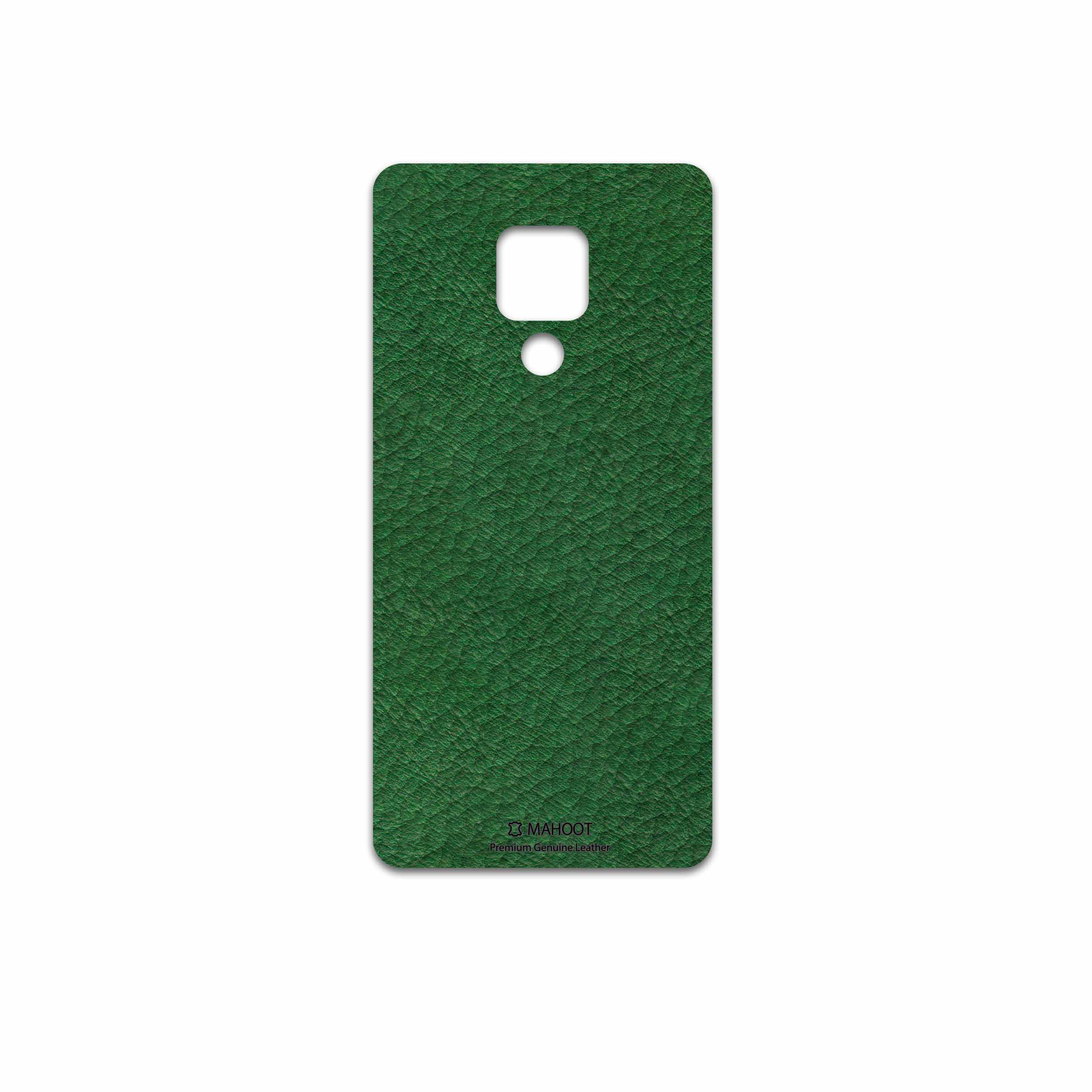 برچسب پوششی ماهوت مدل Green-Leather مناسب برای گوشی موبایل هوآوی Mate 20 X