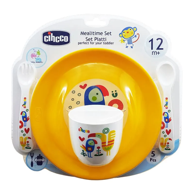 سرویس غذاخوری پنج تكه طوطی چیكو Cihcco