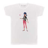 تی شرت بچگانه پرمانه طرح دختر کفشدوزکی کد pmt.5203