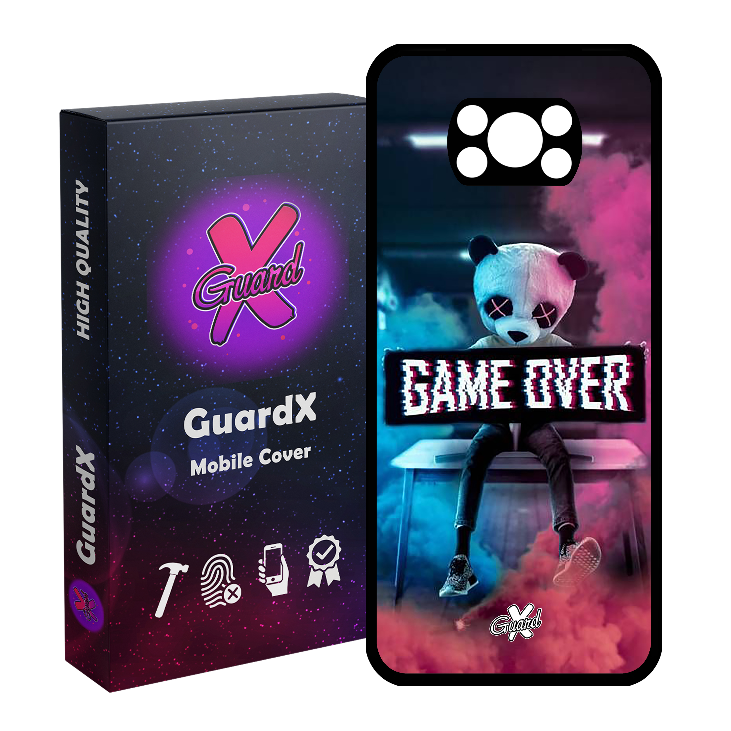 کاور گارد ایکس طرح Panda مدل Glass10029 مناسب برای گوشی موبایل شیائومی Poco X3 Pro