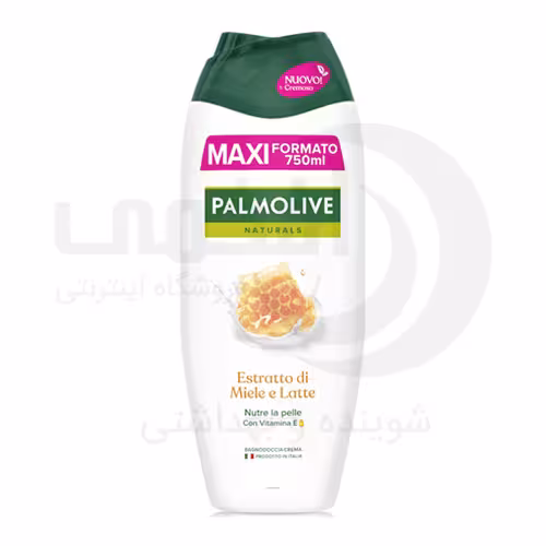 شامپو بدن پالمولیو PALMOLIVE با عصاره عسل و شیر حجم 750 میل