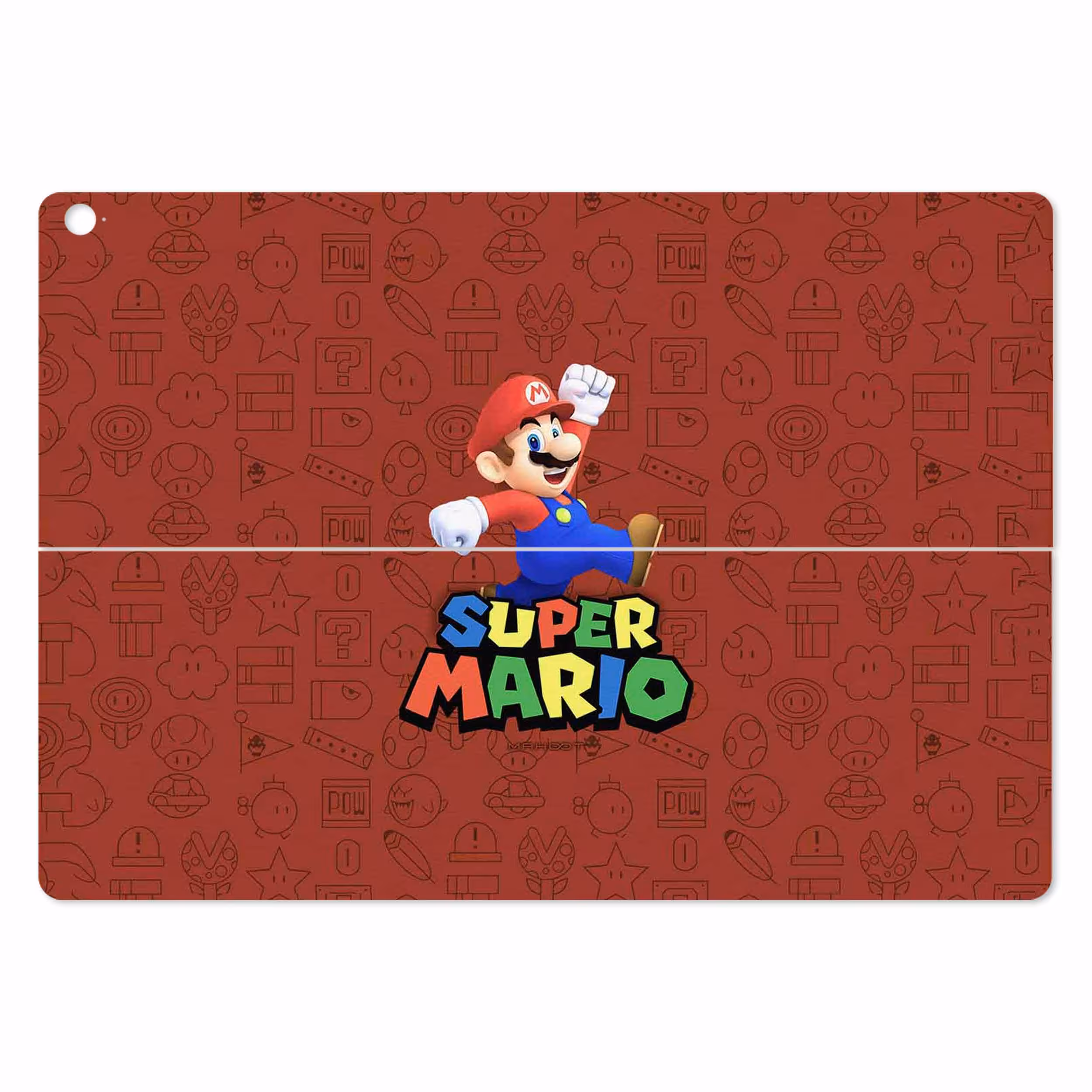 برچسب پوششی ماهوت مدل Super-Mario-Game مناسب برای تبلت ایسوس Transformer 3 Pro 2016