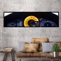 تابلو بکلیت طرح اتومبیل صفحه کیلومتر ماشین مدل B-7854