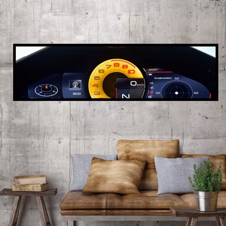 تابلو بکلیت طرح اتومبیل صفحه کیلومتر ماشین مدل B-7854