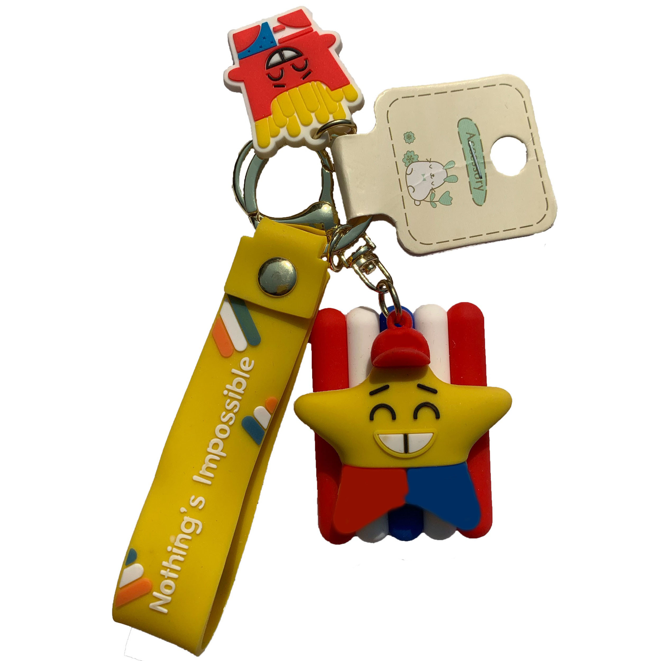 جاکلیدی مدل دخترانه سیلیکونی ستاره خوشحال