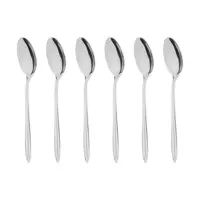 قاشق چای خوری ناب استیل مدل Palermo بسته 6 عددی