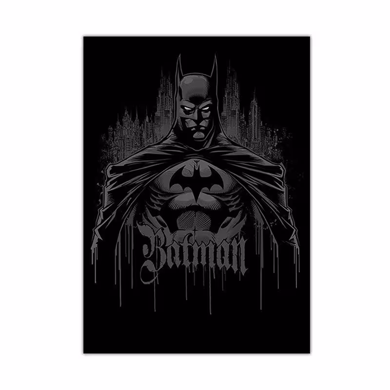 تابلوی ونسونی طرح Batman The Dark Knight سایز 30x40 | دنیای قاب