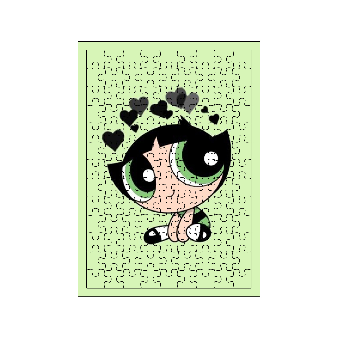 پازل 117 تکه مدل دختر کد 1837