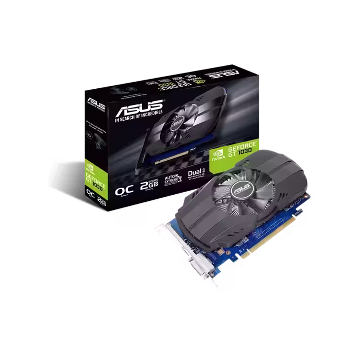 ASUS PH-GT1030-O2G GDDR5 | طراحی جمع‌وجور