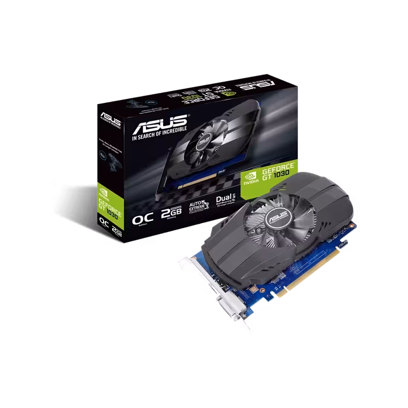ASUS PH-GT1030-O2G GDDR5 | طراحی جمع‌وجور