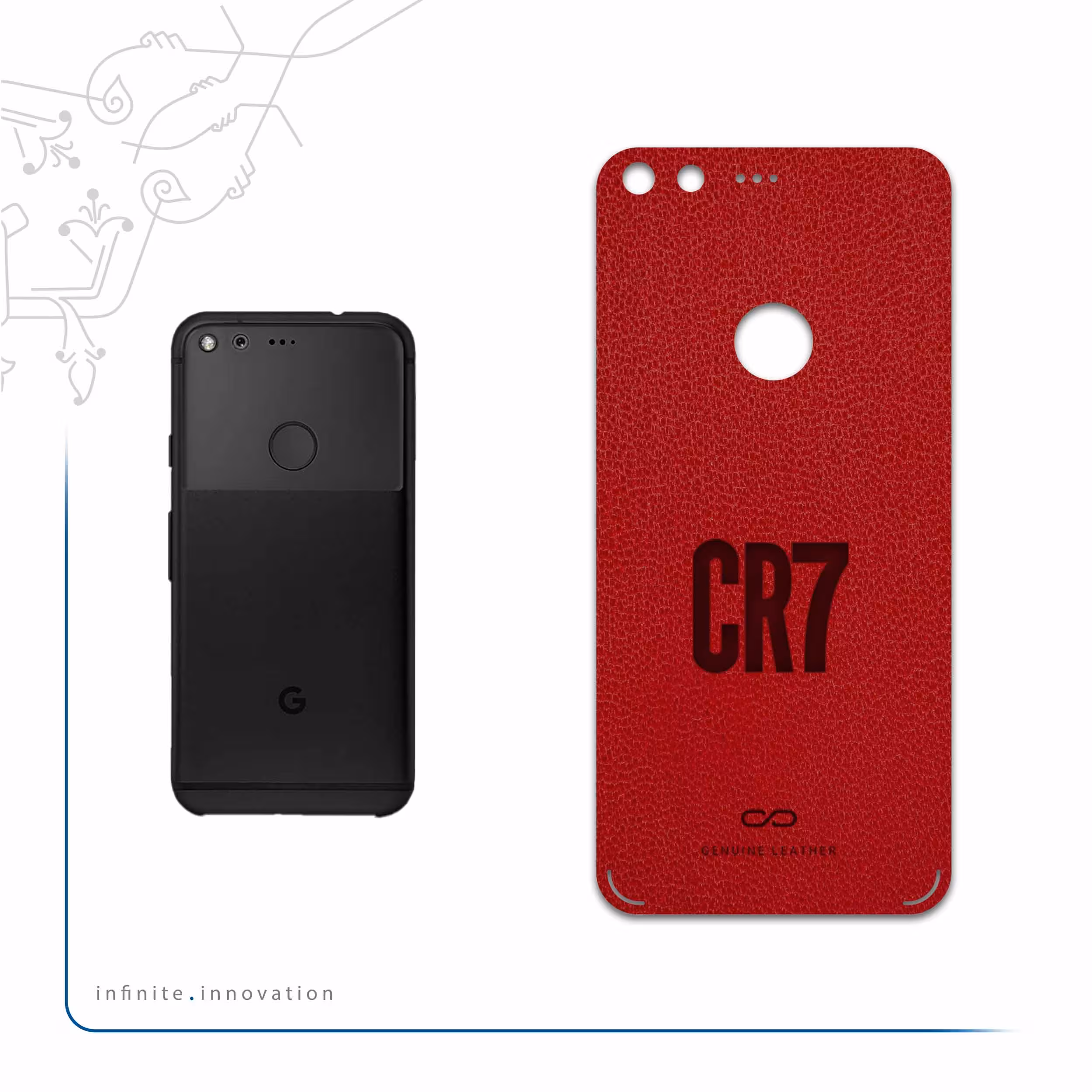 برچسب پوششی ماهوت مدل RL-CR7 مناسب برای گوشی موبایل گوگل Pixel