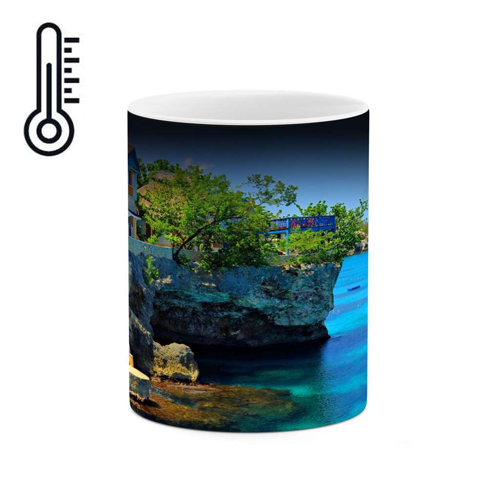 ماگ حرارتی طرح دریا مدل mgh12141