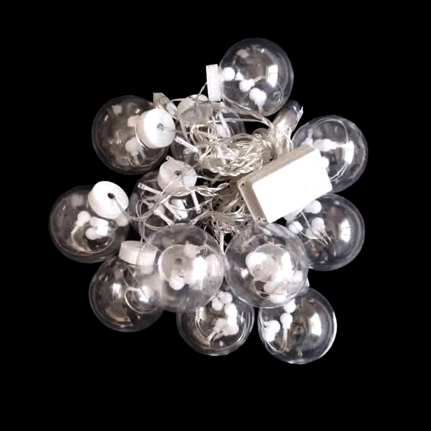 ریسه ال ای دی مدل پرده ای طرح گوی شفاف کد MD-119 طول 2.5 متر