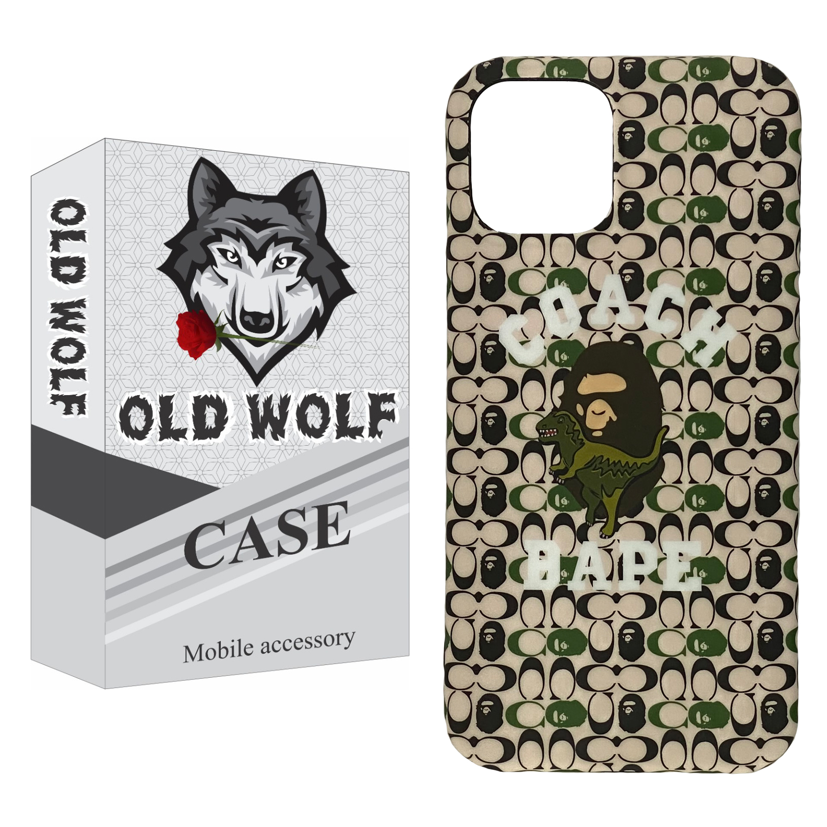  کاور اولد ولف مدل Dape مناسب برای گوشی موبایل اپل iPhone 12 Pro Max