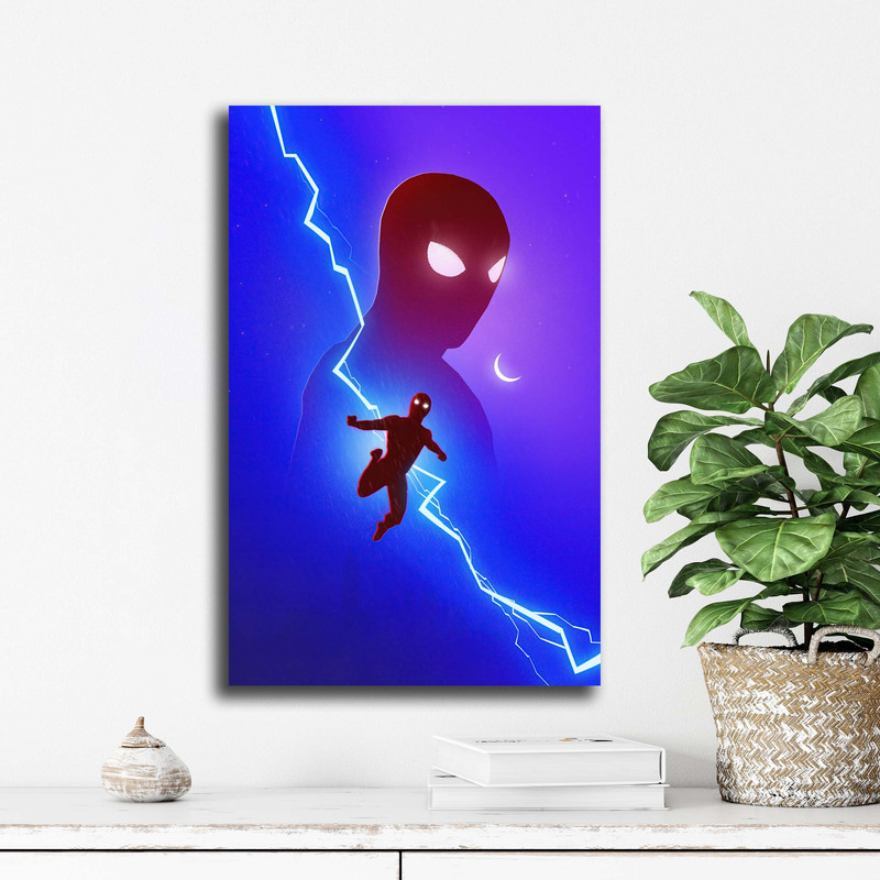 تابلو شاسی دنیای قاب مدل مرد عنکبوتی spider man | دنیای قاب
