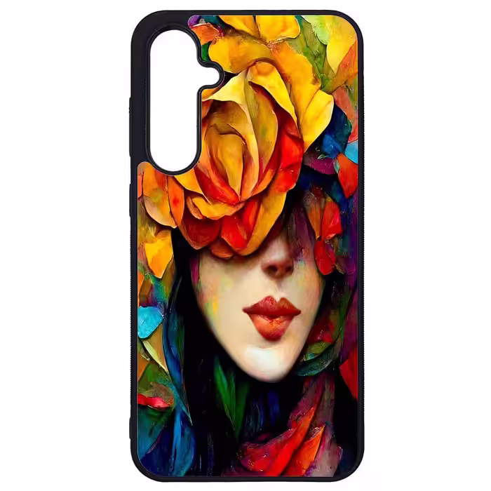 کاور طرح نقاشی چهره کد G-043 مناسب برای گوشی موبایل سامسونگ Galaxy S23 FE | دیجی قاب دونی