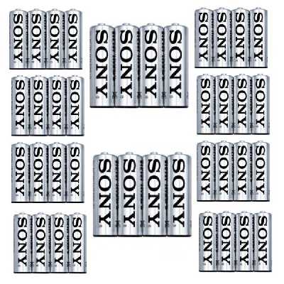 باتری نیم قلمی سونی مدل R03 NEW ULTRA بسته 40 عددی 