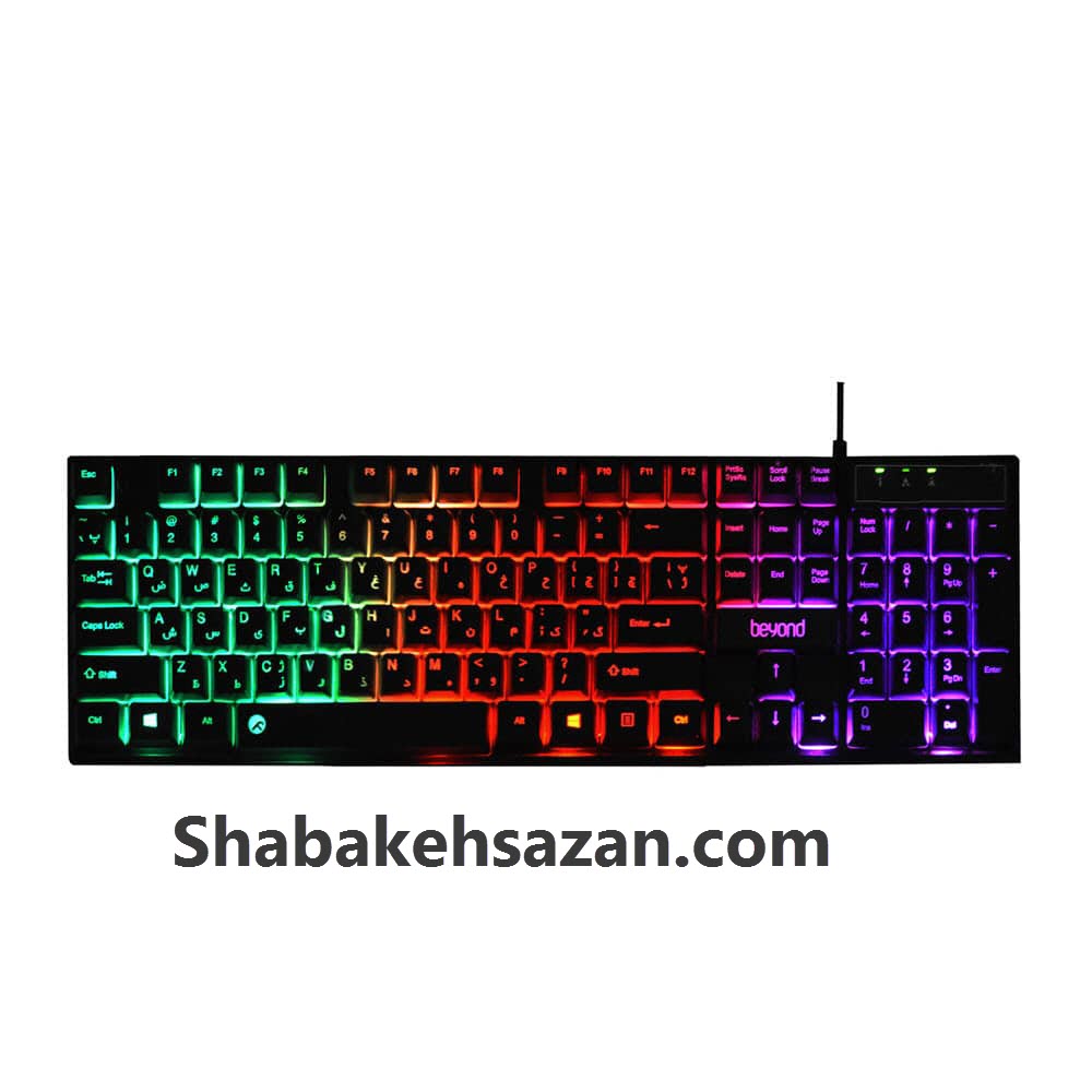 کیبورد بیاند مدل BK-7100 RGB