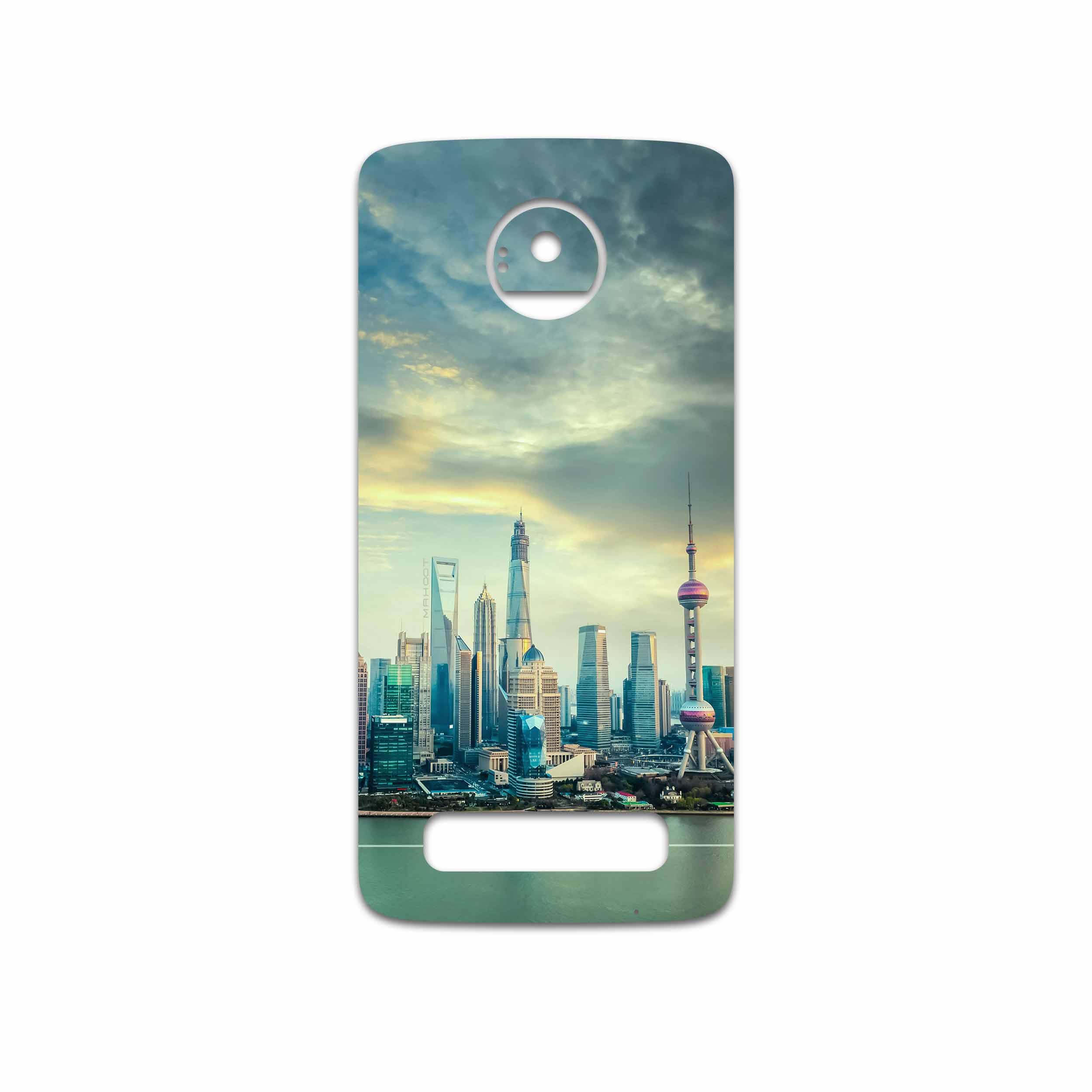 برچسب پوششی ماهوت مدل Shanghai City مناسب برای گوشی موبایل موتورولا Moto Z
