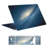 استیکر لپ تاپ توییجین و موییجین طرح Space کد 130 مناسب برای لپ تاپ 15.6 اینچ به همراه برچسب حروف فارسی کیبورد 